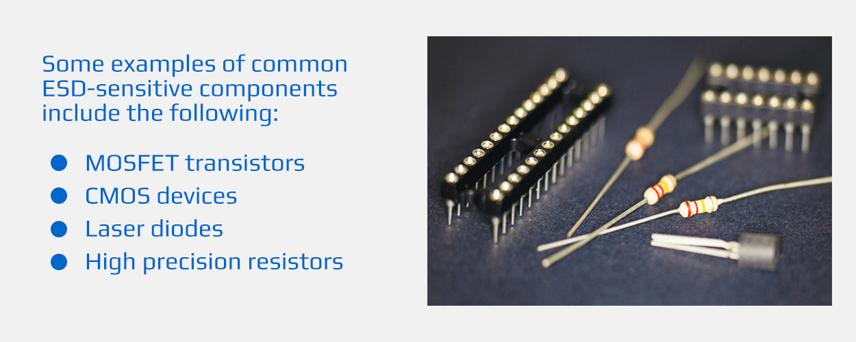 esd sensitive components