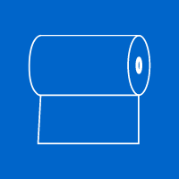 Single-wound-sheeting (laminate or poly)